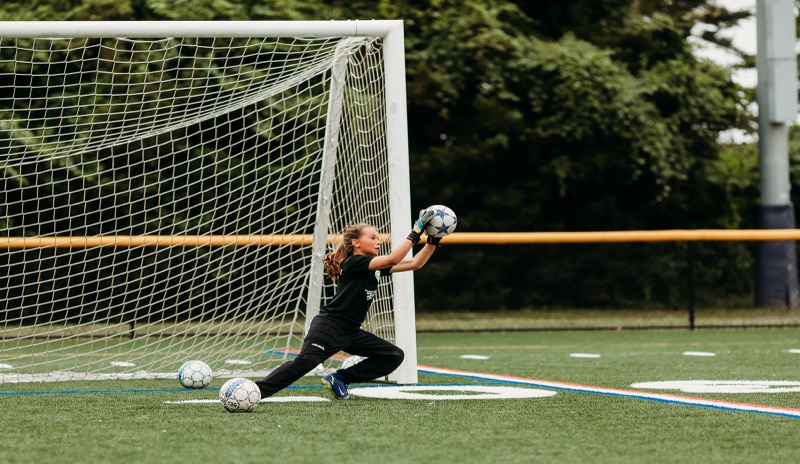 Youth goalkeeper training in Newport Beach